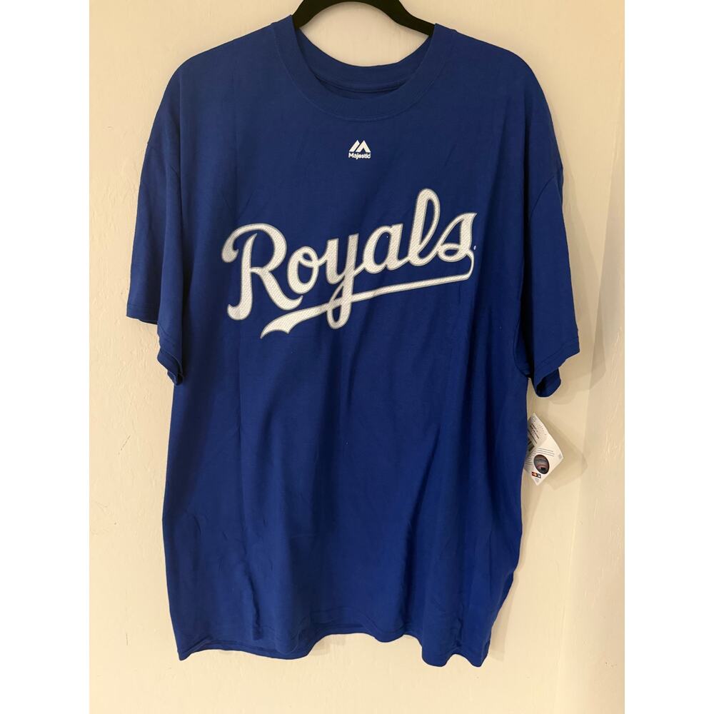 Kansas City Royals -Salvador Perez #13 Men's Majestic T-shirt -Size XL-NWT